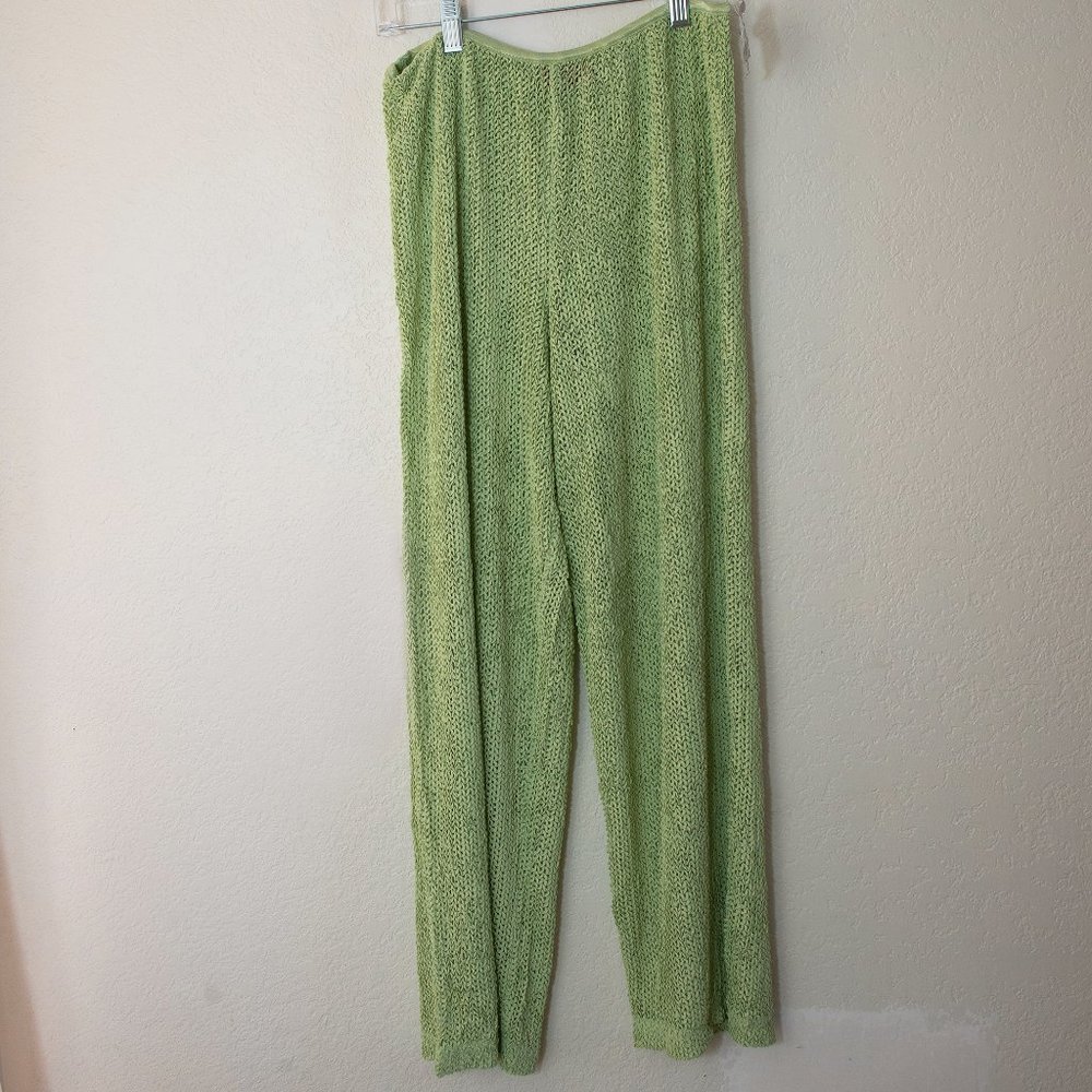 Gloria Vanderbilt beach pants, green, NWT, size S